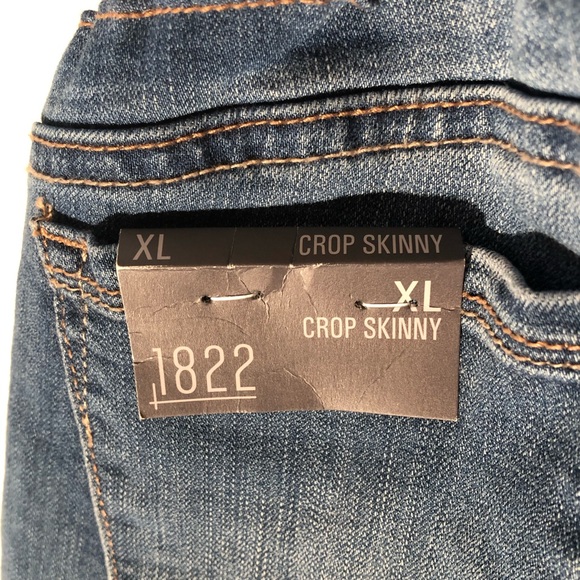 Crop Skinny Maternity Jeans XL - Picture 3 of 4